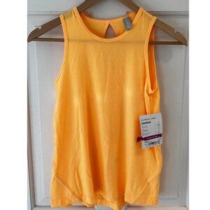 NWT Athleta Girl Daybreak Tank Top XL 14 Acapulco Orange Key Hole back